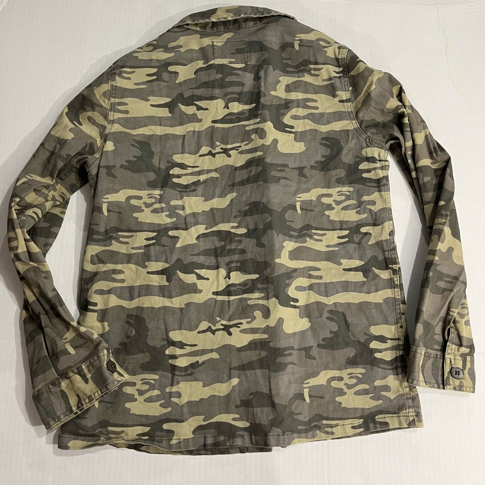 SANCTUARY GREEN CAMO BUTTON JACKET (a406) - Picture 7 of 12